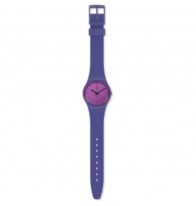 Montre Unisexe SWATCH Les Originales Mood Boost Violet Purple - SO28N102