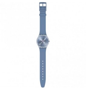 Montre Femme SWATCH Monthly Drops Denim Blue Bleu - SS08N100