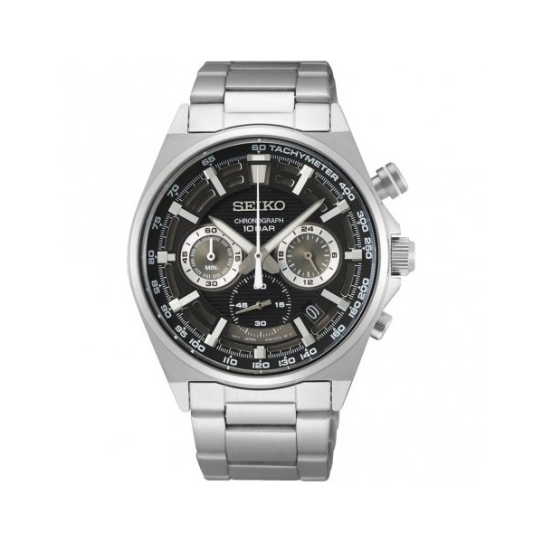 Montre Homme Seiko Sport SSB397P1 - Cadran noir - Chronographe