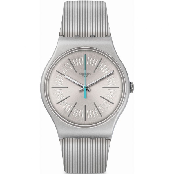 Montre Homme SWATCH Essentials Metaline Argent Gris Soleillé - SUOM114