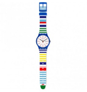 Montre Unisexe SWATCH Les Originales Home Stripe Home - SUON715