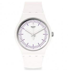 Montre Unisexe SWATCH Whitenpurple - SUOW173