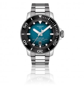 TISSOT SEASTAR 2000 PROFESSIONAL POWERMATIC 80 BLEU ACIER T1206071104100