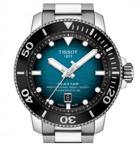 TISSOT SEASTAR 2000 PROFESSIONAL POWERMATIC 80 BLEU ACIER T1206071104100