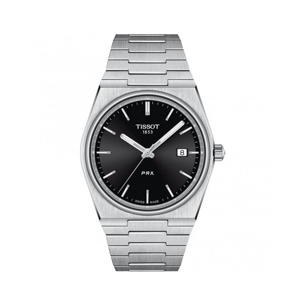 TISSOT PRX GENT QUARTZ NOIR ACIER T1374101105100