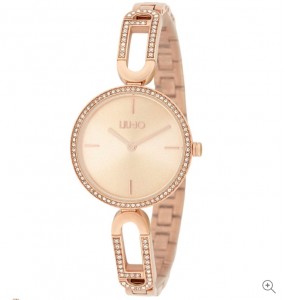 Montre Femme LIU JO Seul Le temps Be Bright Or Rose - TLJ1541