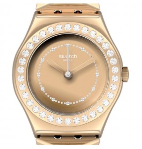 Montre Femme SWATCH Irony Swatch Lilibling Gold Or Strass - YSG169G