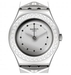 Montre Femme SWATCH Irony Swatch Lilibling Grey Gris Strass - YSS339G