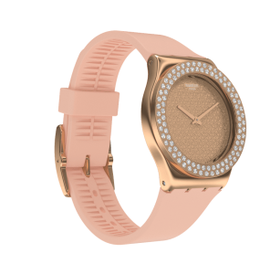 Montre Femme SWATCH Irony Medium Pink Confusion Rose - YLG140