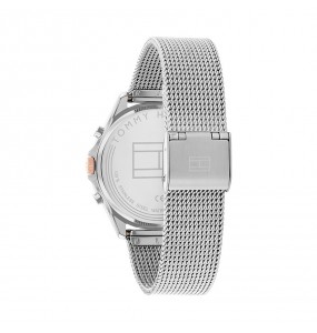 Montre Tommy Hilfiger Quinn Femme - Boitier acier argenté - Bracelet acier argenté