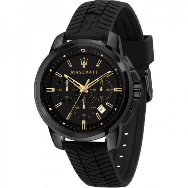 Montre Homme MASERATI Successo Noir Silicone - R8871621011