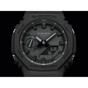 Montre Homme Casio G-Shock en Résine Noir Ref GA-2100-1A1ER