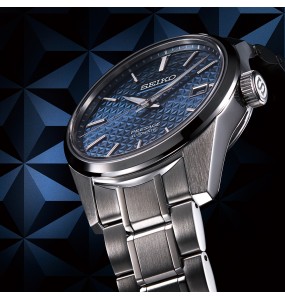 Montre Homme SEIKO Presage Automatique "Hemp Leaf" Bleu - SPB167J1