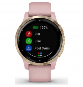 Montre Connectée Femme GARMIN Vivoactive 4S Rose  - 010-02172-32