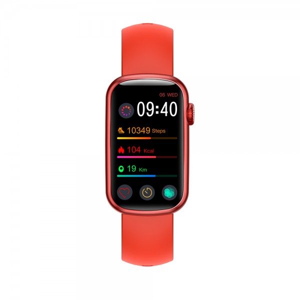 Montre Homme Smarty SW032C - Collection Allure - Bracelet Silicone et maille milanaise rouge Montre Homme Smarty SW032C - Collection Allure - Bracelet Silicone et maille milanaise rouge