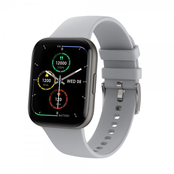 Montre Homme Smarty SW033B - Collection Trendy - Bracelet Silicone gris Montre Homme Smarty SW033B - Collection Trendy - Bracelet Silicone gris