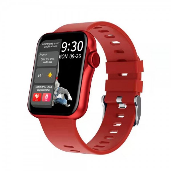 Montre Homme Smarty SW022L - Collection Standing - Bracelet Silicone rouge Montre Homme Smarty SW022L - Collection Standing - Bracelet Silicone rouge