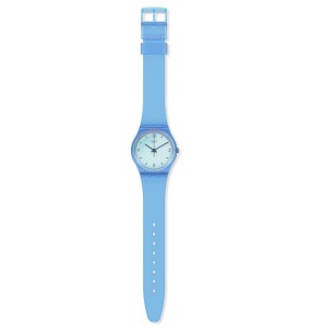 Montre Unisexe SWATCH Swan Ocean GS165 - Collection Monthly Drops - Boitier plastique bleu