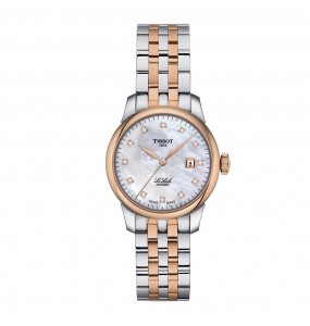 Montre Femme T0062072211600 Tissot Le Locle Automatic Lady - Cadran Ronde, Nacre blanche