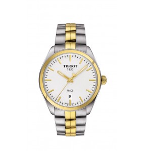 Montre Homme T1014102203100 Tissot PR 100 - Cadran Ronde, Argent