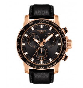 Montre Homme T1256173605100 Tissot Supersport Chrono - Cadran Ronde, Noir