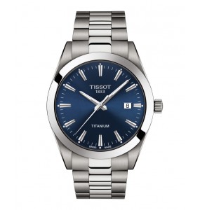 Montre Homme T1274104404100 Tissot Gentleman Titanium - Cadran Ronde, Bleu