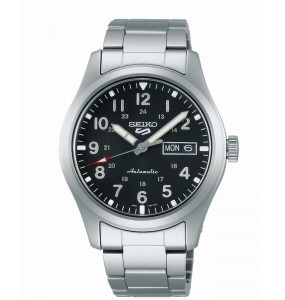 Montre Homme Seiko S5S SRPG27K1 - Mouvement automatique 3 aiguilles Jour et Date