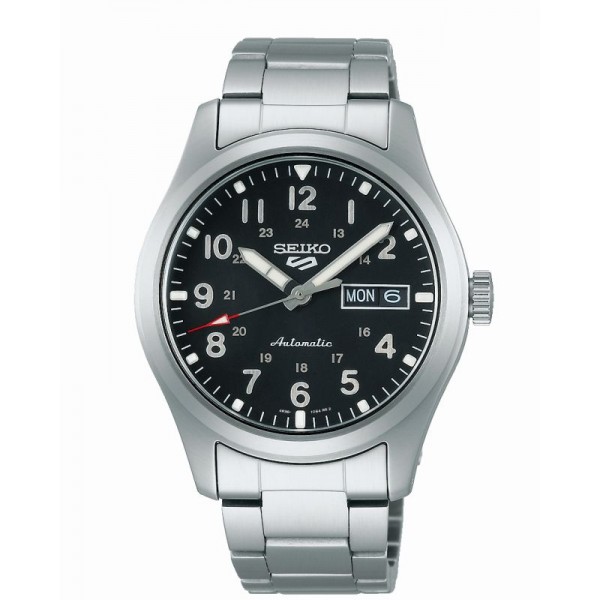 Montre Homme Seiko S5S SRPG27K1 - Mouvement automatique 3 aiguilles Jour et Date