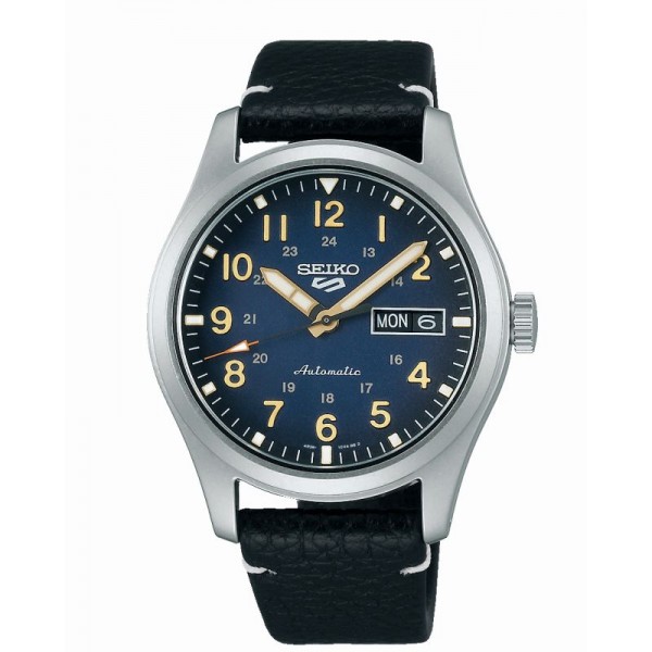 Montre Homme Seiko S5S SRPG39K1 - Mouvement automatique  - Cadran bleu