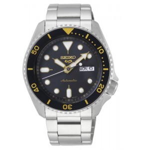 Montre Homme Seiko S5S SRPD57K1 - Mouvement automatique  - Cadran noir