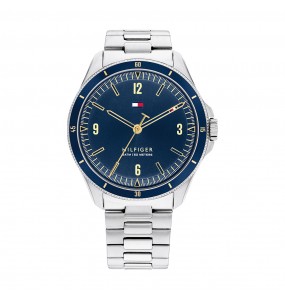 Montre Tommy Hilfiger Homme Maverick Bleu - Bracelet acier