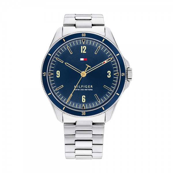 Montre Tommy Hilfiger Homme Maverick Bleu - Bracelet acier