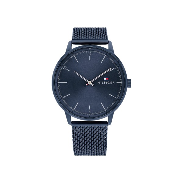 Montre Tommy Hilfiger Hendrix Homme - Boitier acier Bleu - Bracelet acier  Bleu