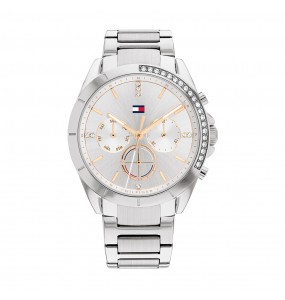 Montre Tommy Hilfiger Kennedy Femme - Boitier acier argenté - Bracelet acier argenté