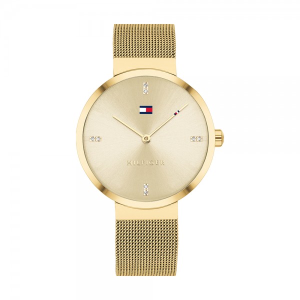 Montre Tommy Hilfiger Liberty Femme - Boîtier acier Doré - Bracelet acier Doré