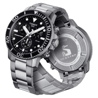 TISSOT SEASTAR 1000 CHRONOGRAPH NOIR ACIER T1204171105100