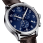 Montre Homme Tissot Chrono XL bleu bracelet cuir - Réf. T1166171604700
