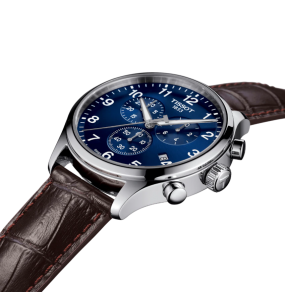 Montre Homme Tissot Chrono XL Classic Cad Rond, Bleu - T1166171604700