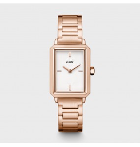 Montre Femme Cluse Fluette Steel, Off White, Rose Gold Colour blanc CW11503