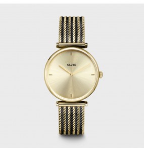 Montre Femme Cluse Triomphe Mesh Full Gold Colour doré CW10401