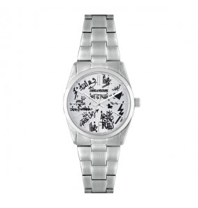Montre Femme Zadig et Voltaire Collection Fusion, style Hors norme au cadran Gris - Ref ZVF1406