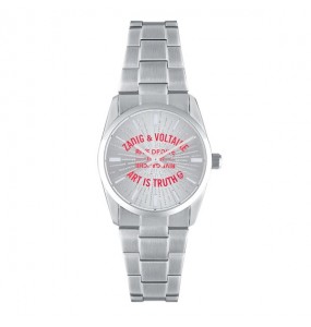 Montre Femme Zadig et Voltaire Collection Timeless, style Hors norme au cadran Gris - Ref ZVT304