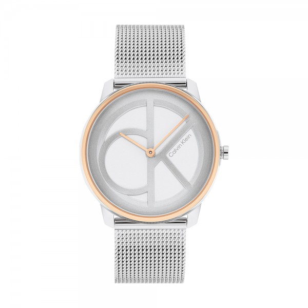 Montre Femme Calvin Klein - Collection Iconic Mesh - Style Tendance - Réf. 25200033
