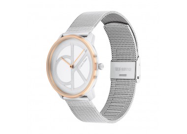 Montre Femme Calvin Klein - Collection Iconic Mesh - Style Tendance - Réf. 25200033