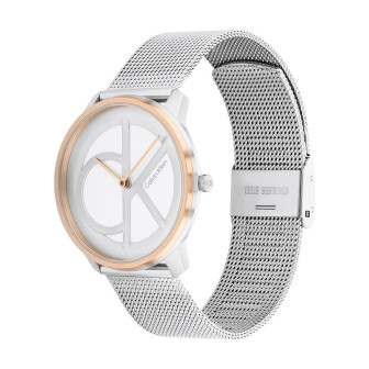 Montre Femme Calvin Klein - Collection Iconic Mesh - Style Tendance - Réf. 25200033
