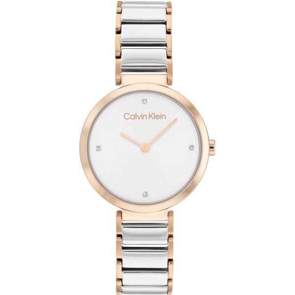 Montre Femme Calvin Klein - Collection Timeless Minimalistic T Bar - Style Minimaliste - Réf. 25200139