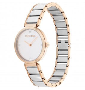 Montre Femme Calvin Klein - Collection Timeless Minimalistic T Bar - Style Minimaliste - Réf. 25200139