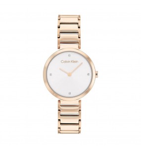 Montre Femme Calvin Klein - Collection Timeless Minimalistic T Bar - Style Minimaliste - Réf. 25200140