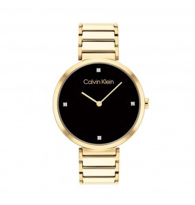 Montre Femme Calvin Klein - Collection Timeless Minimalistic T Bar - Style Minimaliste - Réf. 25200136