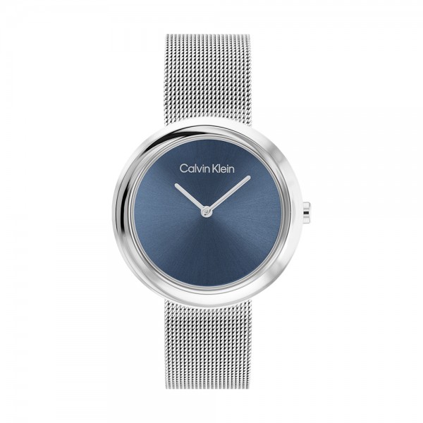 Montre Femme Calvin Klein - Collection Sculptural Twisted Bezel - Style Tendance - Réf. 25200014